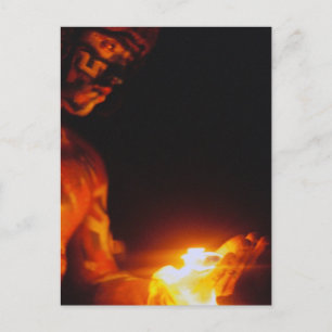 Postal Jugando con fuego