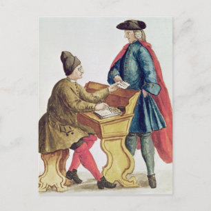 Postal Jugar la lotería veneciana