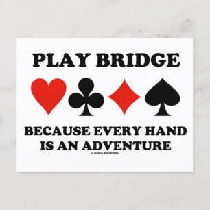 Postal Jugar Puente Porque Cada Mano Es Una Aventura