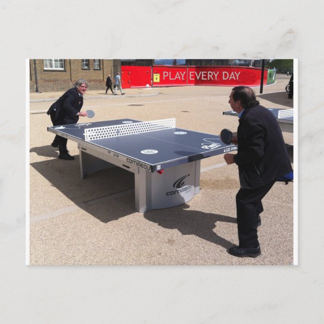 Postal Jugar todos los días (Anverso)