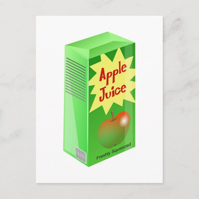 Postal Jugo Apple (Anverso)
