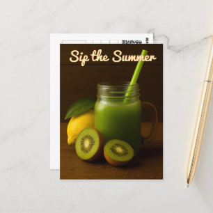 Postal Jugo Kiwi y Citron - Sip el verano