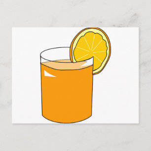 Postal Jugo naranja