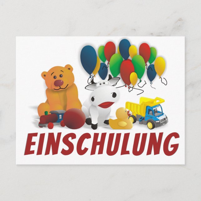 Postal Juguete para niños (Anverso)