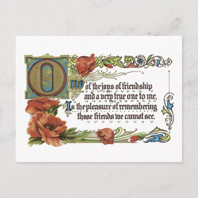 Postal Juguetes de amistad (Anverso)