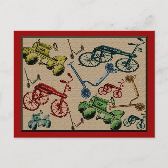 Postal Juguetes de época (Anverso)