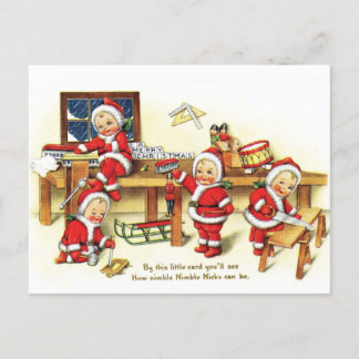Postal Juguetes de Navidad para niños buenos