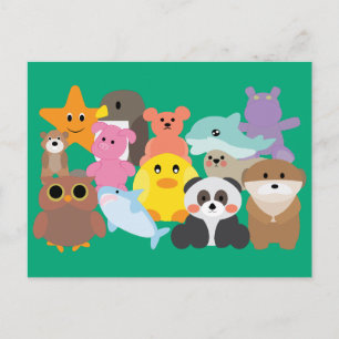 Postal Juguetes de Peluche