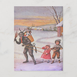 Postal Juguetes y niños robados en Krampus