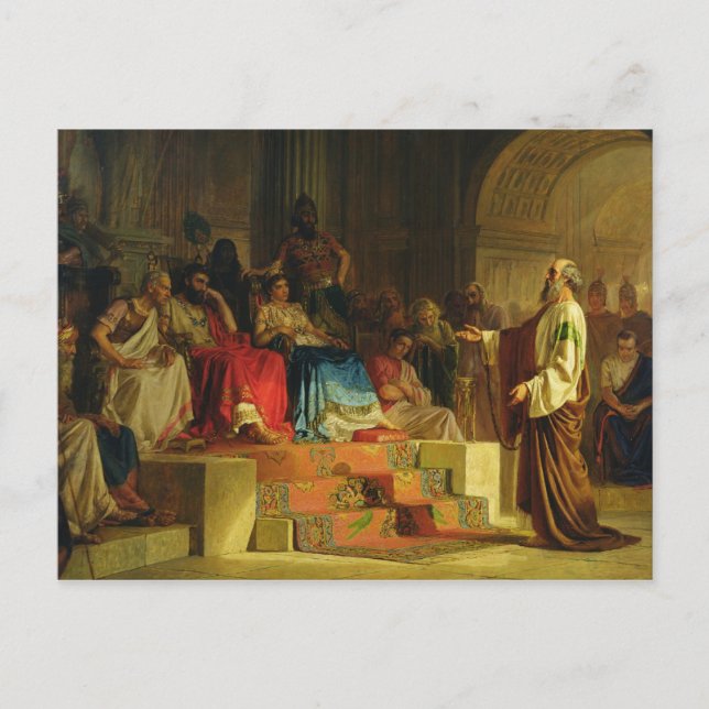 Postal Juicio del Apóstol Pablo (Anverso)