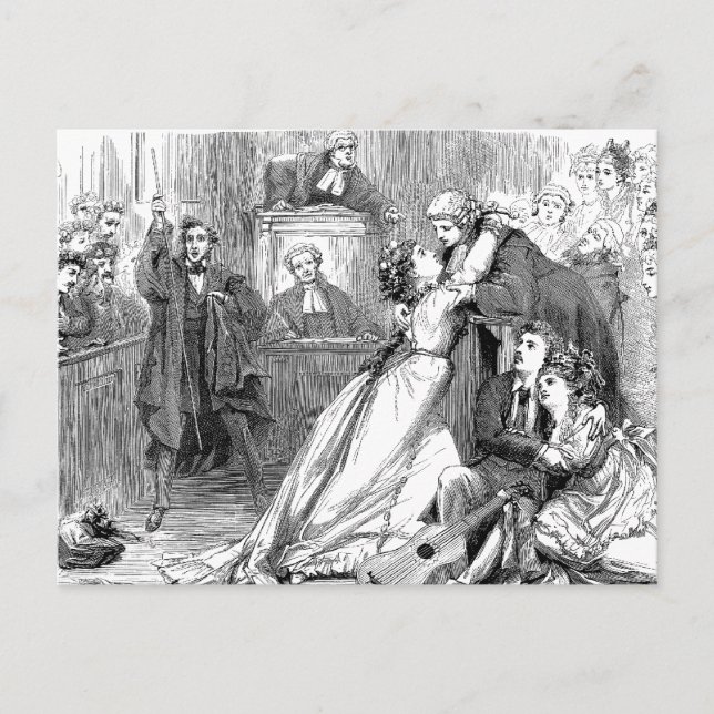 Postal Juicio por jurado (Anverso)