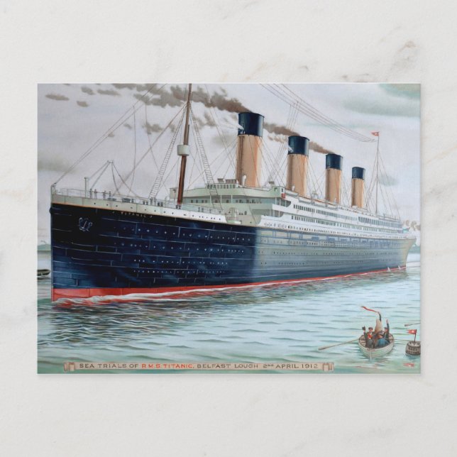 Postal Juicios marítimos del RMS Titanic (Anverso)