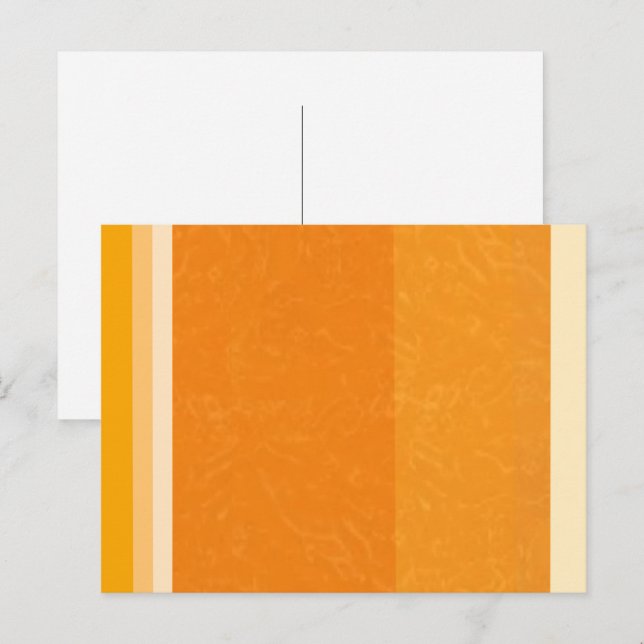 Postal Juicy Citrus Naranja Fruit Slice Colores (Anverso / Reverso)