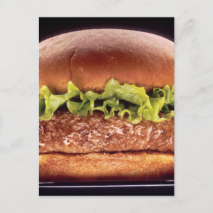 Postal Juicy Hamburger