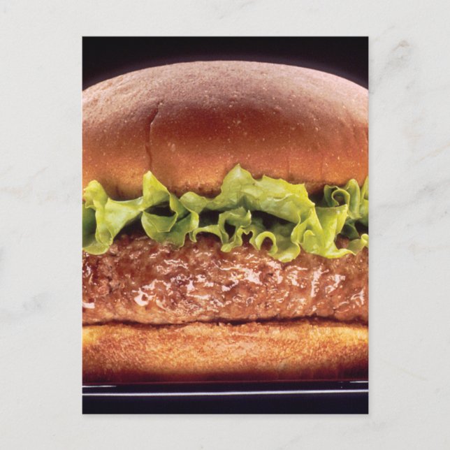 Postal Juicy Hamburger (Anverso)