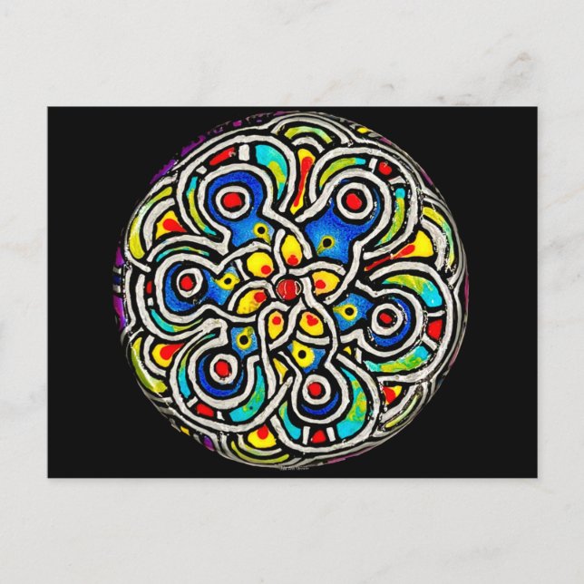 Postal Juicy Mandala (Anverso)