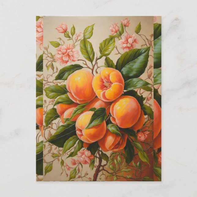Postal Juicy Peaches (Anverso)