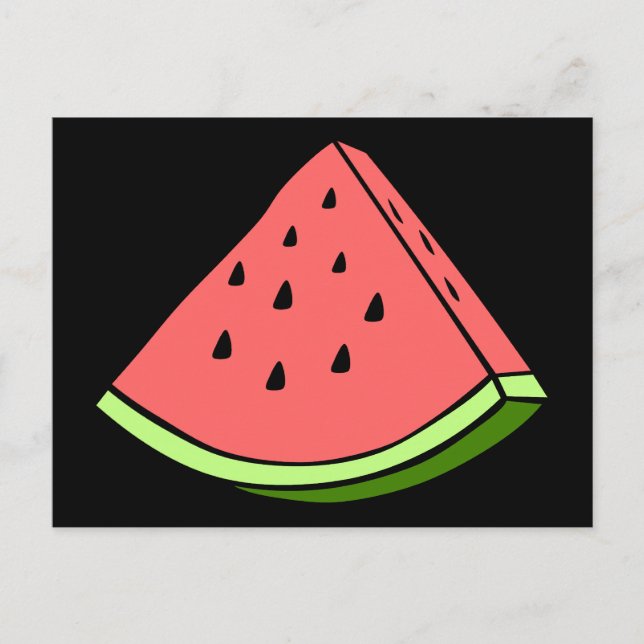 Postal Juicy Watermelon (Anverso)