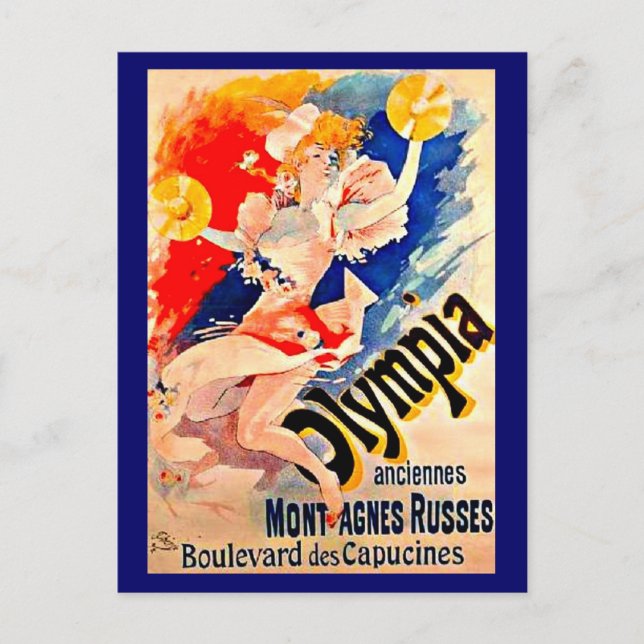 Postal Jules Chéret 16 (Anverso)