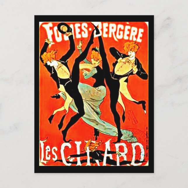 Postal Jules Chéret 17 (Anverso)