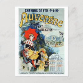 Postal Jules Cheret Auvergne Postcard