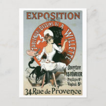 Jules Cheret Postcard