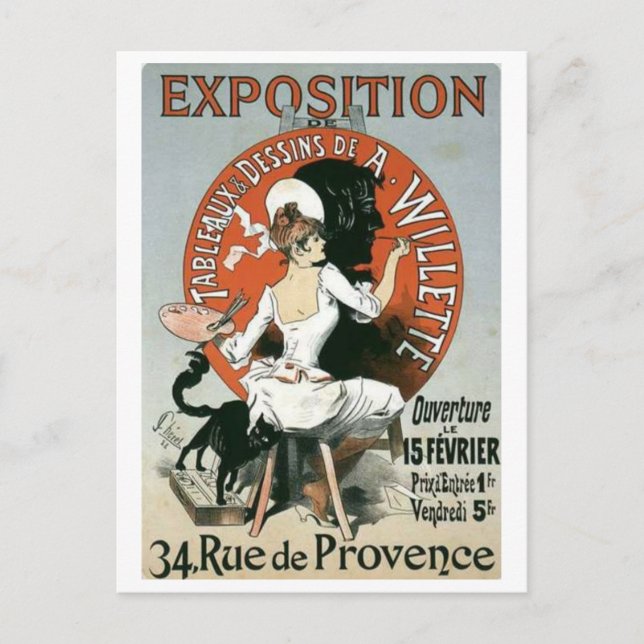 Postal Jules Cheret Postcard (Anverso)