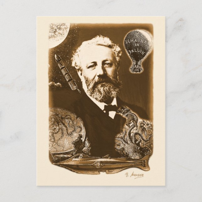 Postal Jules Verne Tribute (Anverso)