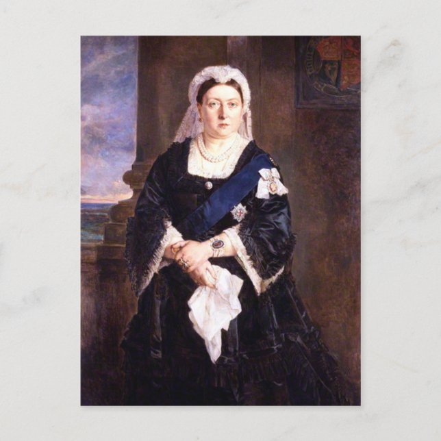 Postal Julia Abercromby Queen Victoria (Anverso)