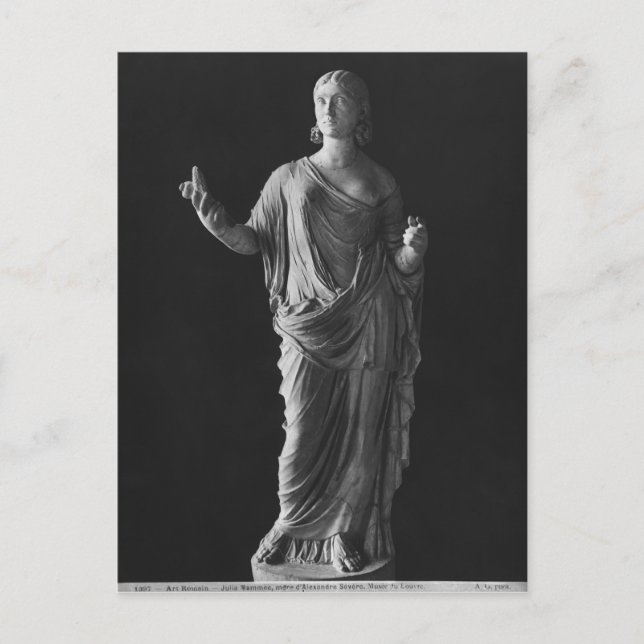 Postal Julia Mamaea madre del emperador Severus Alexander (Anverso)