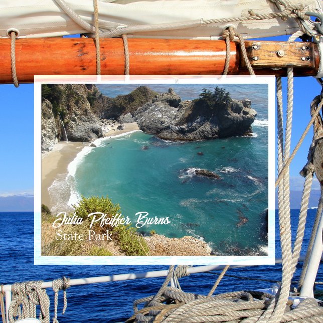 Postal Julia Pfeiffer Burns State Park Overview Trail, CA (Subido por el creador)