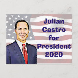 Postal Julian Castro por el Presidente 2020