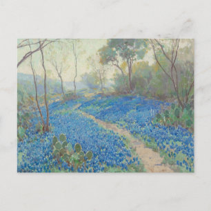 Postal Julian Onderdonk - Una colina de Bluebonnets
