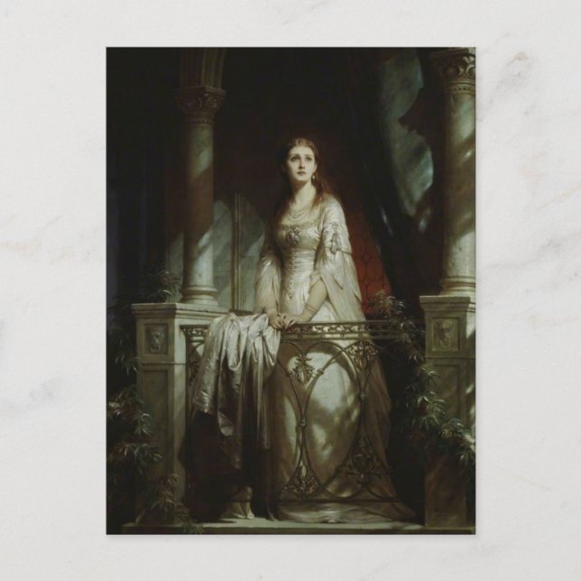 Postal Julieta de William Shakespeare (Anverso)