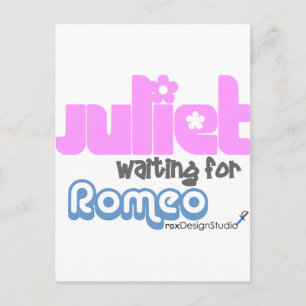 Postal Julieta esperando a Romeo