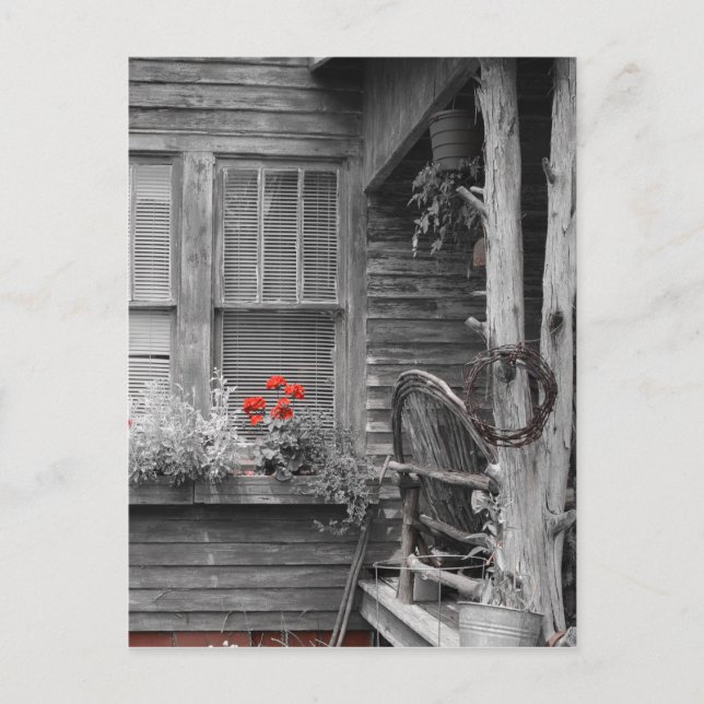 Postal Juliette Georgia Antigua casa (Anverso)