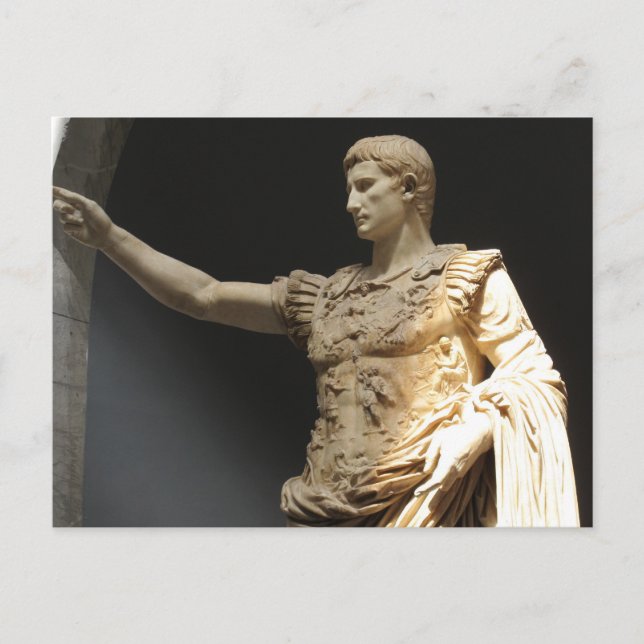 Postal Julio César (Anverso)