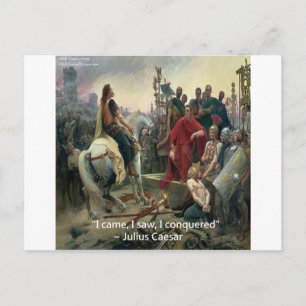 Postal Julio César Vine Vi Conquisté