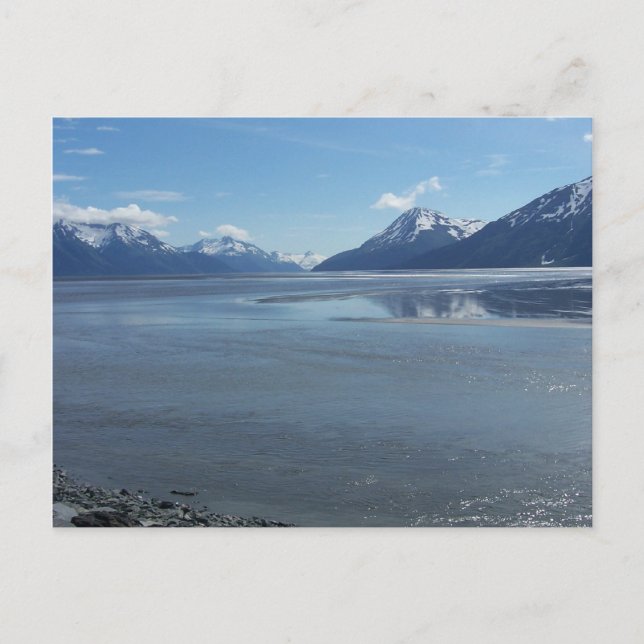 Postal Julio de 2008 Afuera de Girdwood Alaska Cook Inlet (Anverso)
