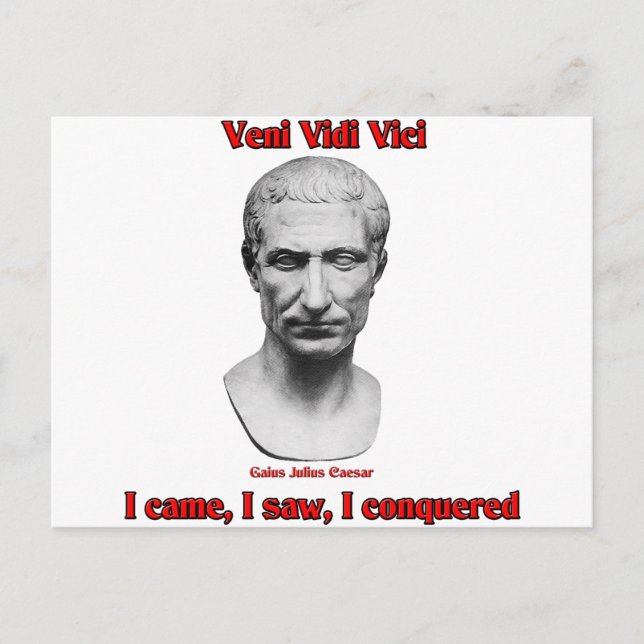 Postal Julius Caesar (Anverso)