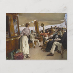 Postal Julius LeBlanc Stewart- En yate "Namount", Venecia