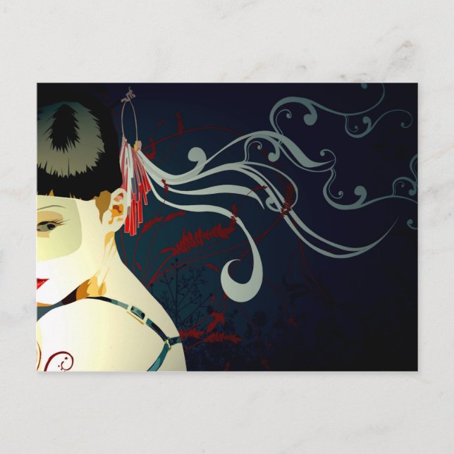 Postal Julzips - Mascarada (Anverso)