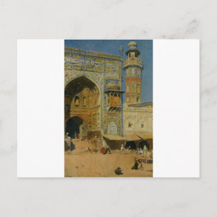 Postal Jumma Musjed Lahore India por Edwin Lord Weeks
