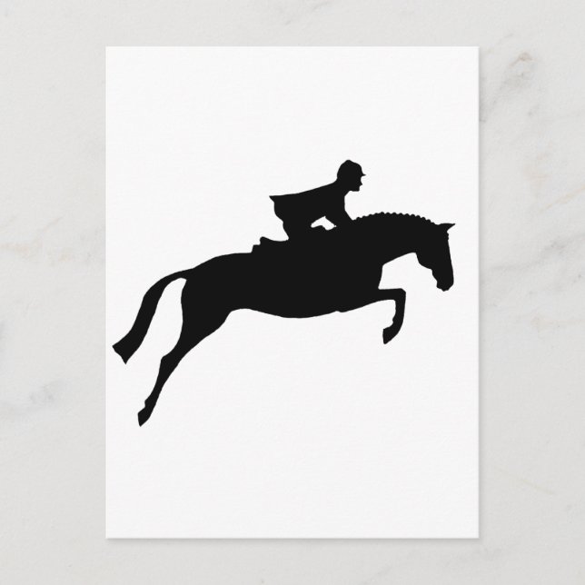 Postal Jumper Horse Silhouette (Anverso)