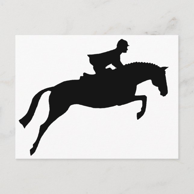 Postal Jumper Horse Silhouette (Anverso)