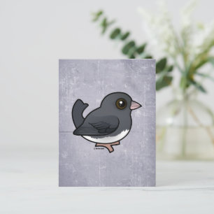 Postal Junco Ojos Negros (color pizarra)
