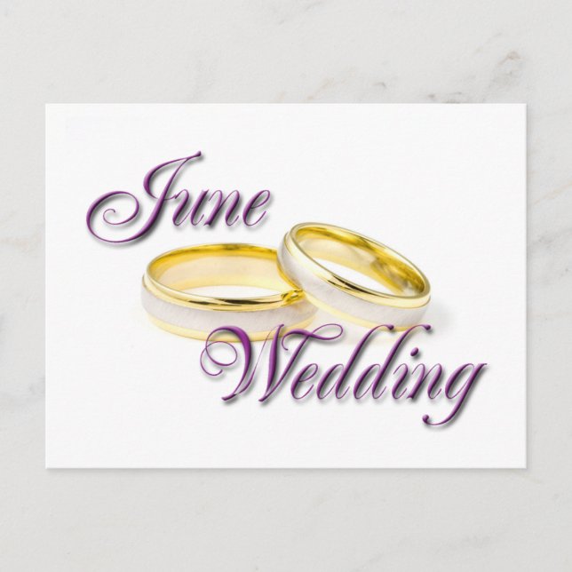 POSTAL JUNE BODA (Anverso)