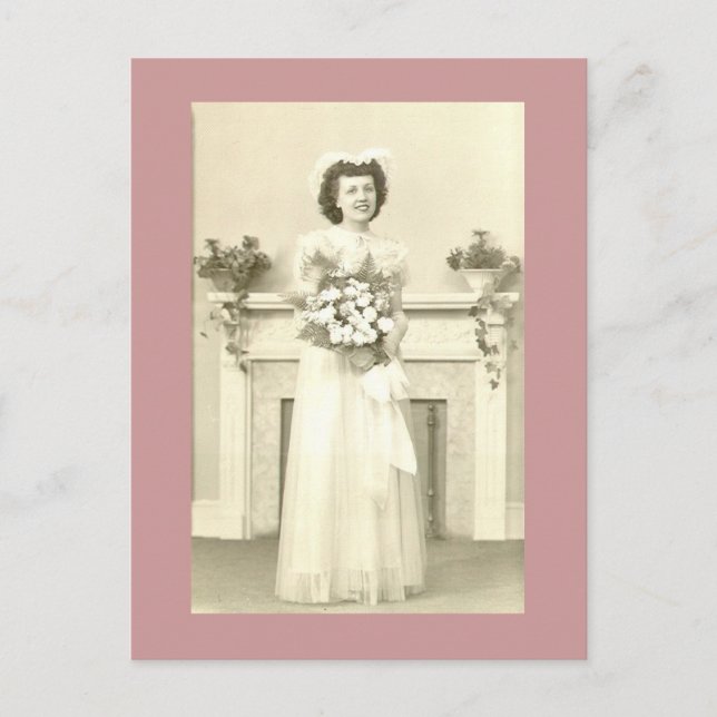 Postal June Bride Postcard (Anverso)