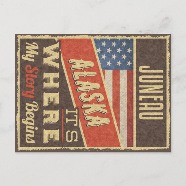 Postal Juneau Alaska (Anverso)