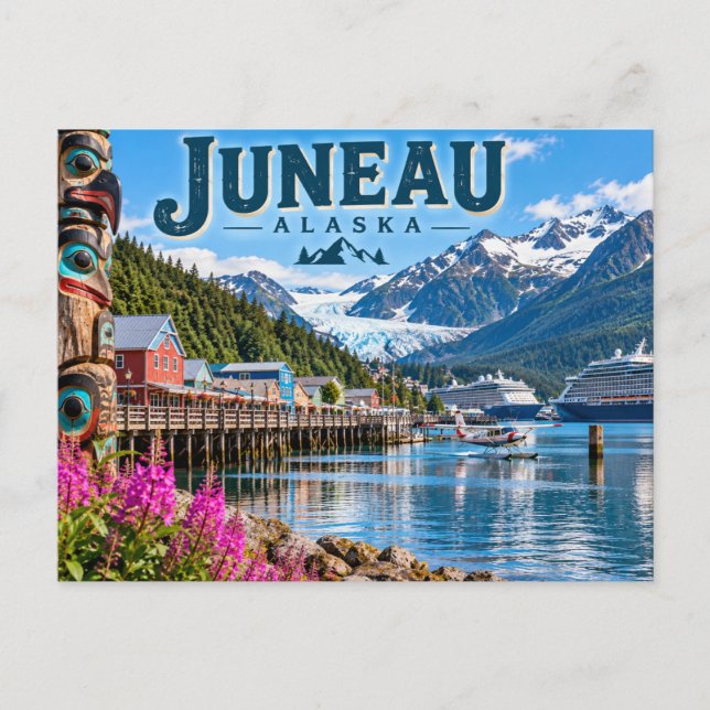 Postal Juneau Alaska (Anverso)